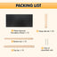 Pack 10 Marcos Abeja con Bases de Cera 9-1/8pulg Negro