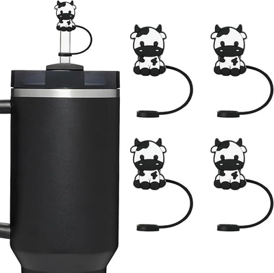 4 fundas silicona reutilizables con estampado 30-40oz