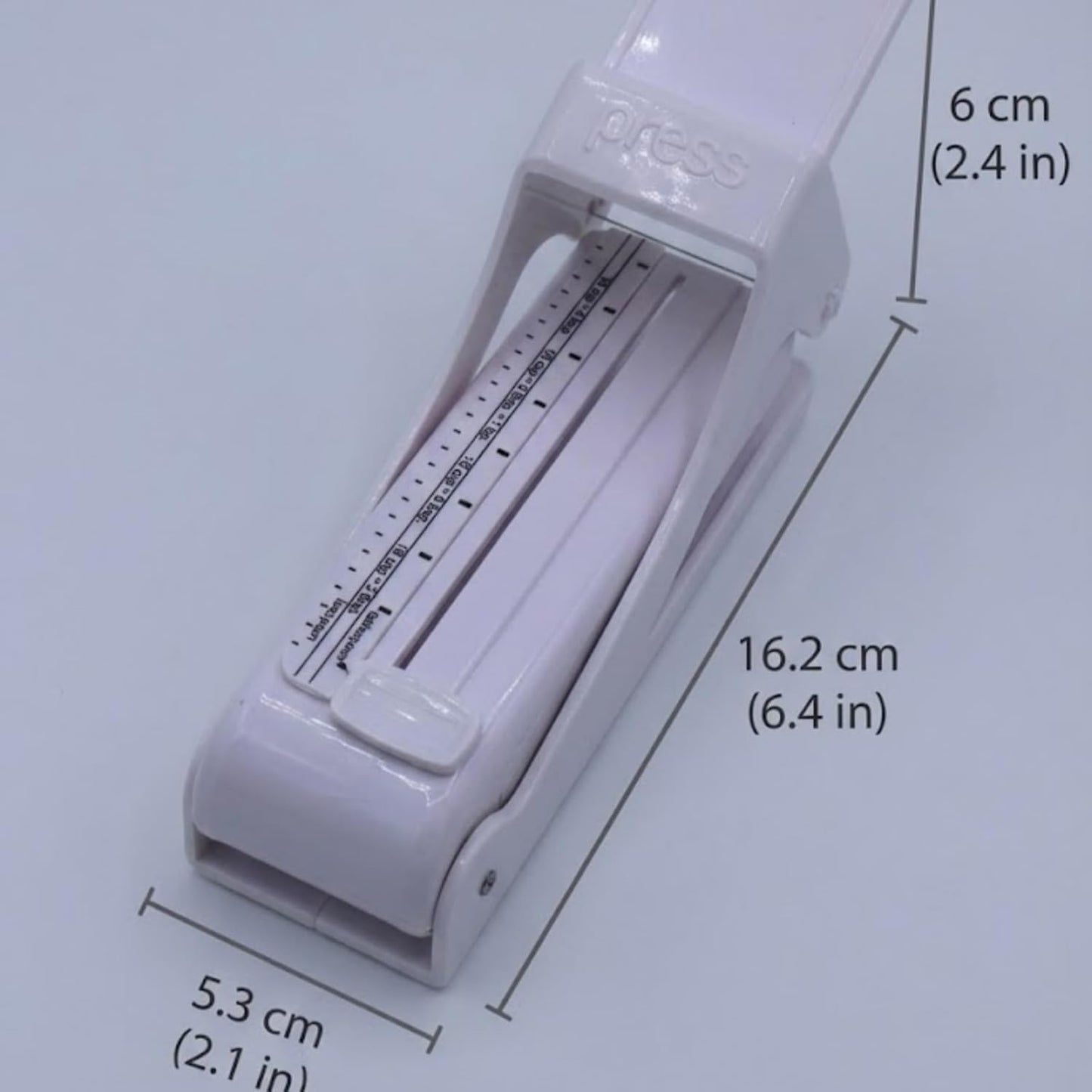 Cortador de mantequilla de un clic blanco