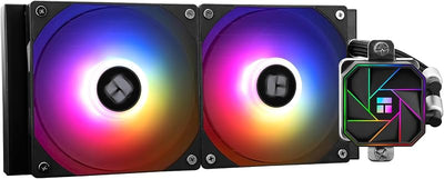 Enfriador CPU agua con ventiladores PWM ARGB AMD e Intel