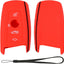 Funda silicona llave BMW trapezoidal 3 botones correa muñeca rojo
