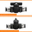 Válvula bola conexión 1/2" control flujo aire pack 3