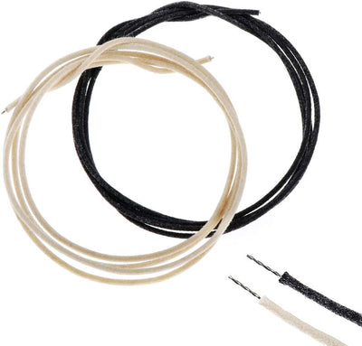 Alambre guitarra preestañado 3.3ft 22awg cubierta tela