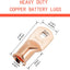 25 Pzas Terminales Anillo Cobre 4/0 AWG-5/16