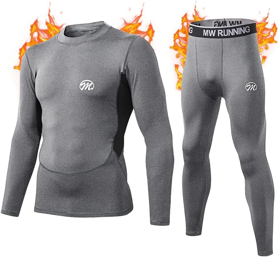 Ropa interior térmica compresión para hombre invierno esquiar