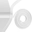 Protectores borde puerta automóvil forma U 16ft blanco