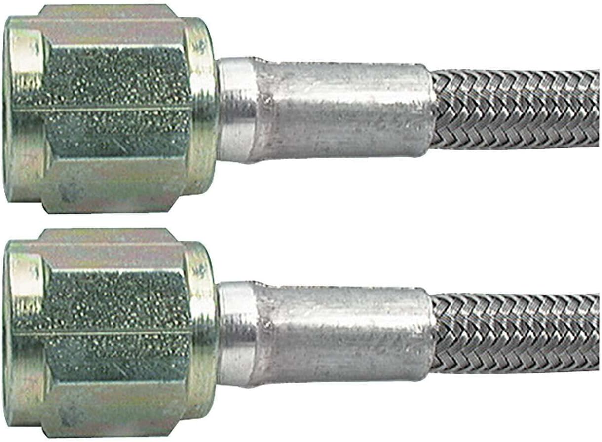 Líneas acero trenzado #3 12" con -4 extremos