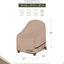 Funda impermeable silla patio Adirondack 32x38x36"