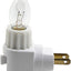 Luz nocturna enchufable giratoria 360° con interruptor blanco