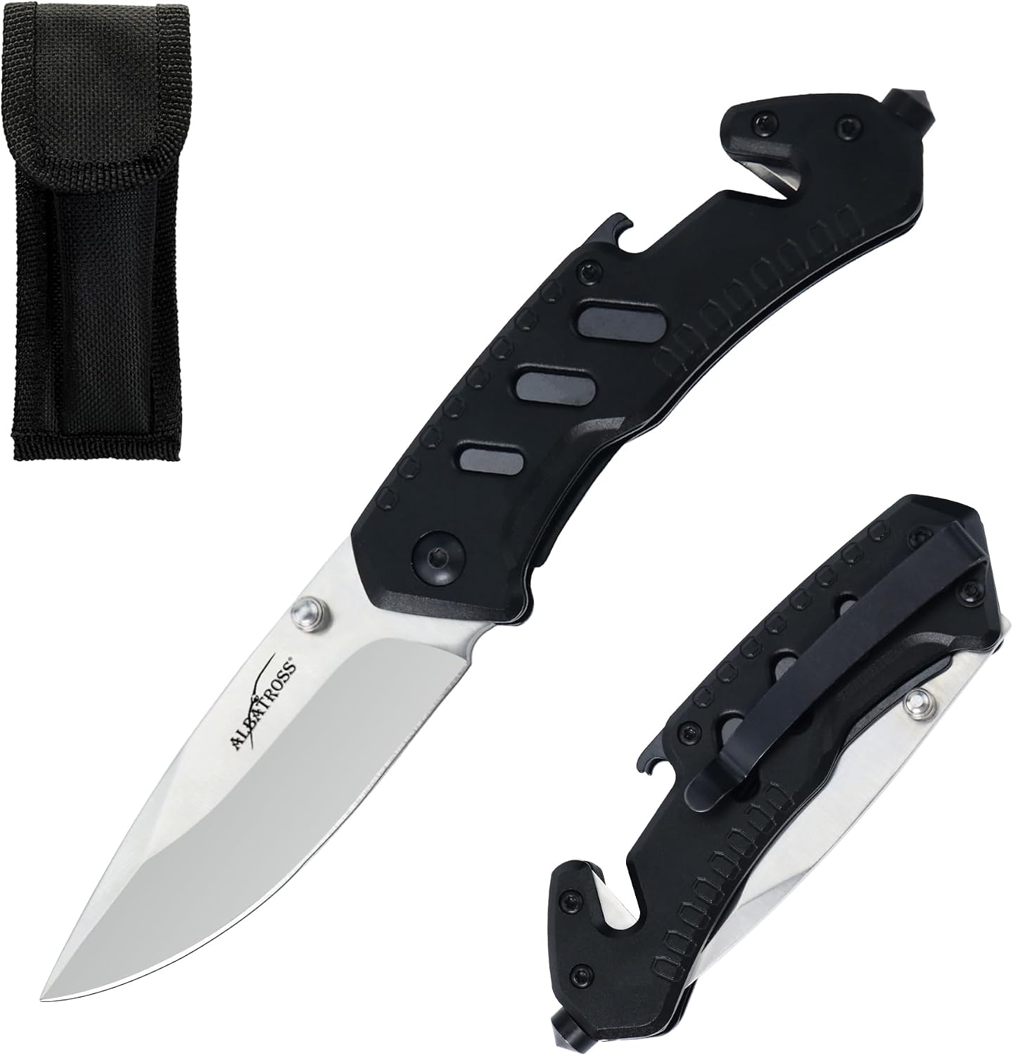 Cuchillo plegable multifunción abrebotellas martillo vidrio regalo hombres