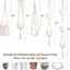 5 Ganchos Macramé para Macetas Colgantes Interiores