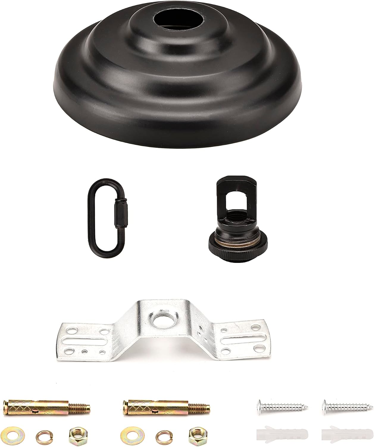 Kit toldo acero vintage para candelabro 5" negro