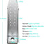 Soporte tensión pesada aluminio 9 5/8x2 1/2x2 3/8"