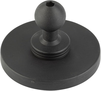 Base magnética redonda 2.6" con soporte para bola 0.787"