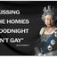 Bandera Kissing Homies 3x5ft para dormitorio universitario