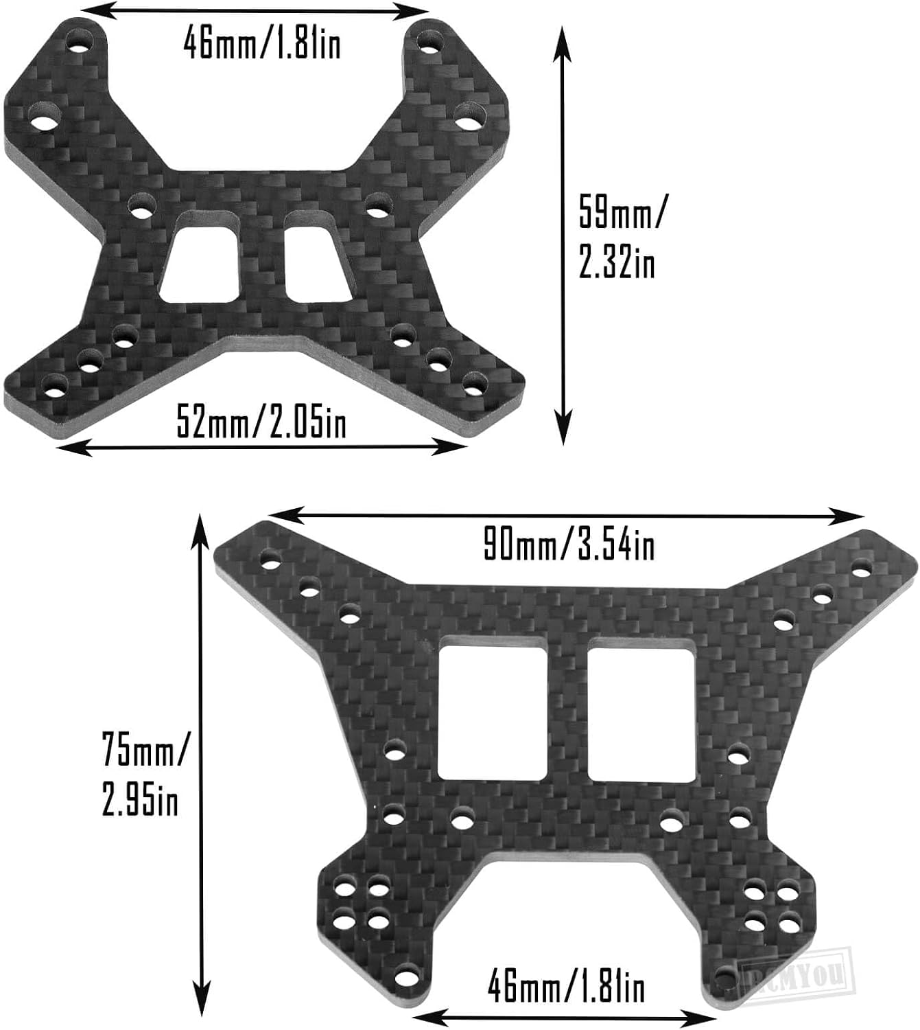Montaje choque fibra carbono para Typhon 6S BLX