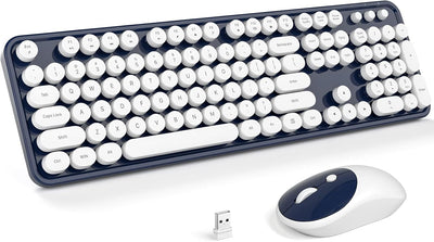 Combo mouse y teclado inalámbrico 2en1 para PC laptop Windows