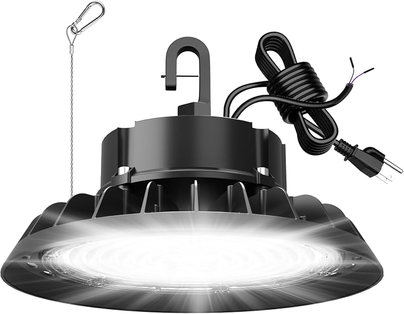 Luz LED UFO 200W 30000LM 0-10V enchufe EE.UU.