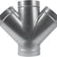 Conector conducto 6pulg acero galvanizado 4-vía