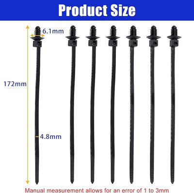 Bridas para cables árbol navidad comp autos barcos 6.7pulg