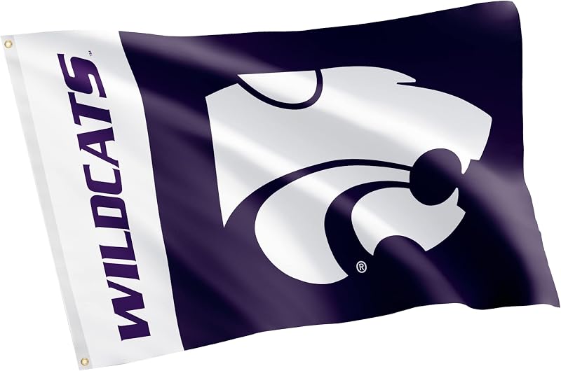 Bandera K-State 3x5ft 100% poliéster interiores y exteriores
