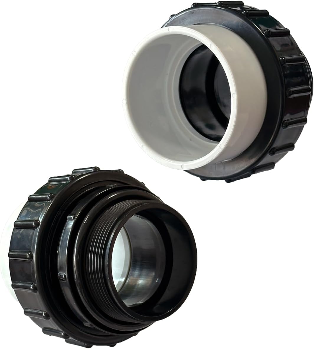 2 Uniones MIP x PVC 21063-200-000 para Bombas Piscina