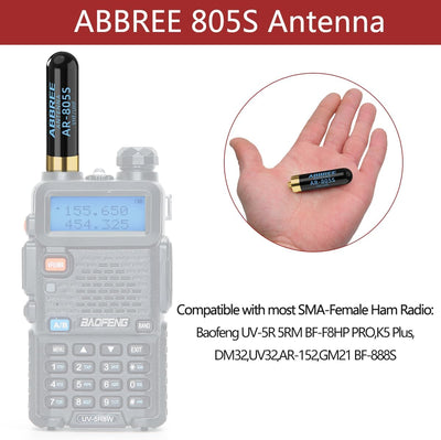 Antena VHF/UHF 144/430MHz SMA para Baofeng UV-5R