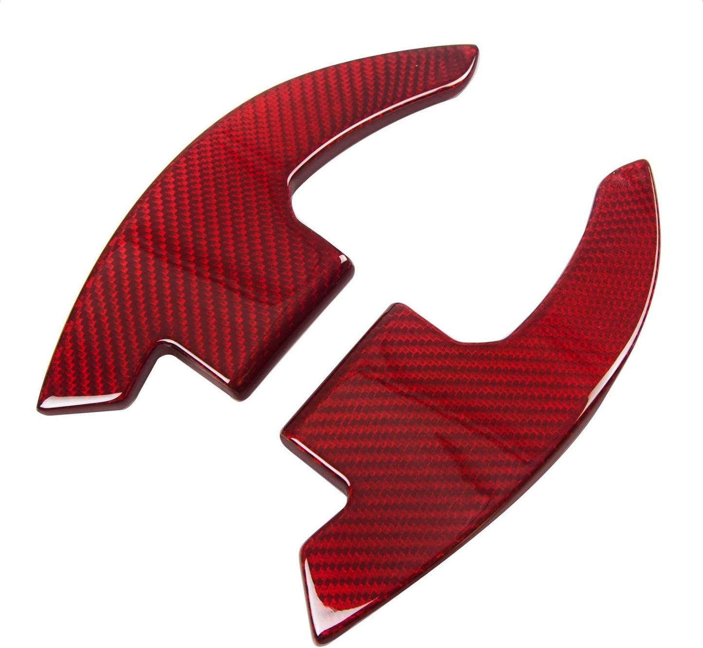 Extensión palanca cambios fibra carbono roja Ford Mustang