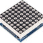 Kit matriz puntos led 5v max7219 8x8 azul