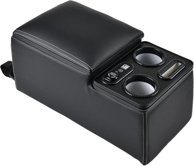 Consola central automóvil organiz. asiento trasero negro