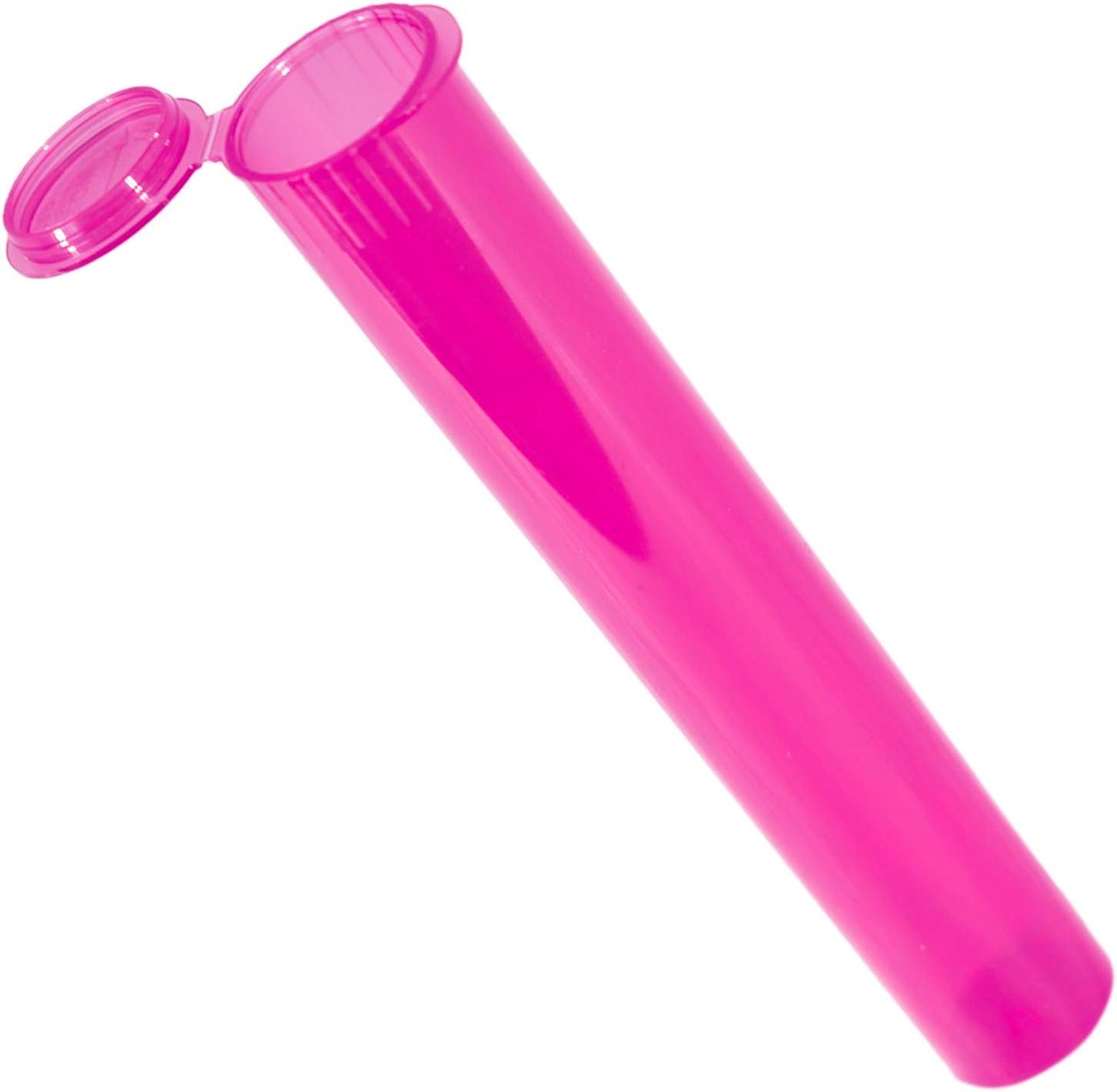 Tubos plástico ecológico sin BPA tapa hermética 50 pzas rosa