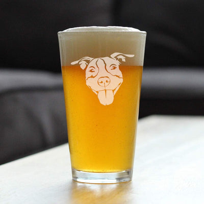 Vaso 16oz temática Pitbull regalo único para perros