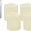 4 Velas LED impermeables control remoto hogar jardín