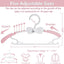 Perchas ajustables para bebé 11-14.5pulg rosa