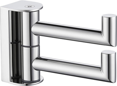 Gancho giratorio doble para bata acero inox 304