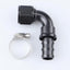 Hembra 90 grados 3/4 pulg color negro