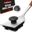 Cepillo y raspador parrilla doble agarre cerdas nailon