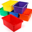 6 Pzas Cubos Almacenamiento Plástico Apilables Hogar