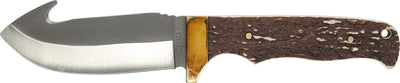 Cuchillo fijo acero alto carbono 9.1pulg mango estaglón supervivencia