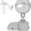 Kit repuesto mástil bandera bola aluminio plateada 1.6-2"