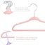 Perchas para bebé antiderrap pack 15 rosa claro