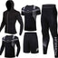 5 Pzas Ropa Gimnasio Hombre Kit Entrenamiento