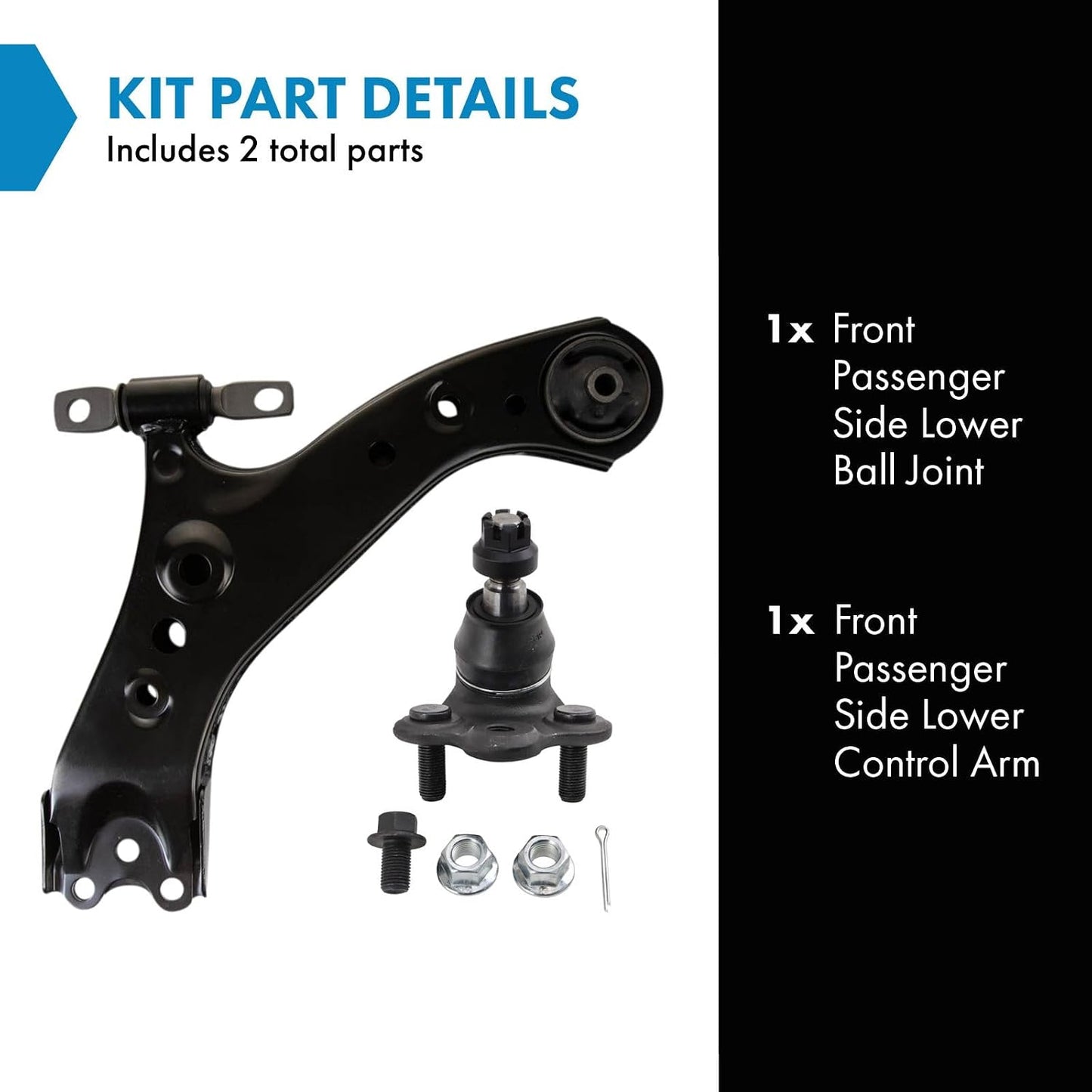 Brazo control inferior derecho comp Toyota RAV4 19-23