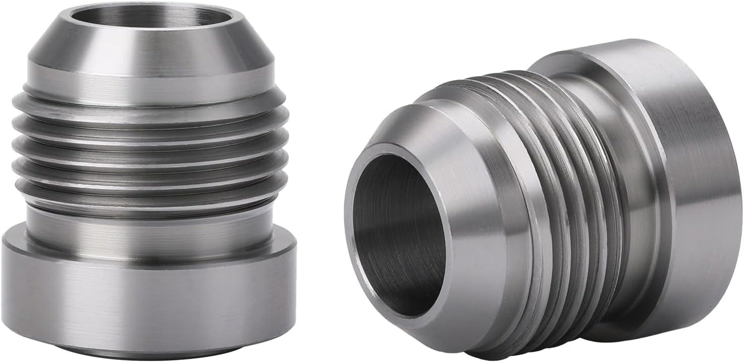 Adaptador conector soldadura acero macho 2 Pzas