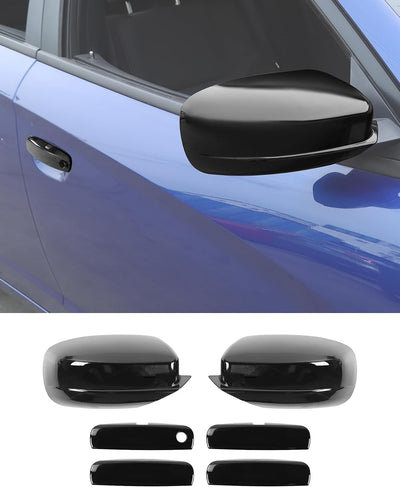 Fundas espejos laterales puerta negro comp Dodge Charger 10-
