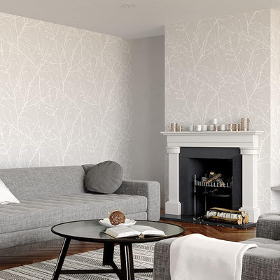 Papel pintado gris 33-274 Innocence