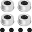 4 Pzas Tapa cubo remolque 2.72 con 8 tapones goma