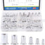 Kit 110 pzas tuercas remache M3-M10 aleación aluminio
