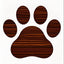 Plantillas pared 12x12pulg estampado patas gato perro reutilizables
