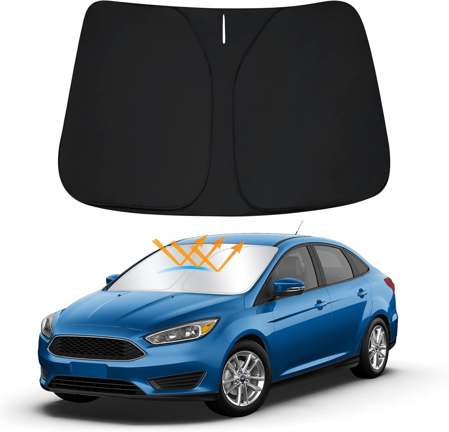Parasol parabrisas Ford Focus ST RS 12-18 visera UV plegable